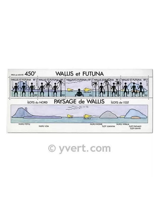 n° 6 -  Timbre Wallis et Futuna Bloc et feuillets