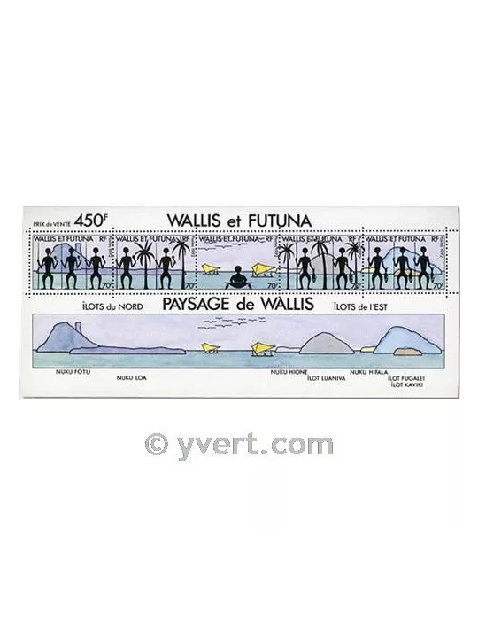 n° 6 -  Timbre Wallis et Futuna Bloc et feuillets