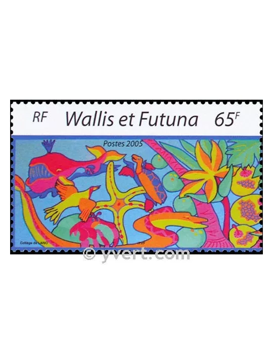 n° 19 -  Timbre Wallis et Futuna Bloc et feuillets
