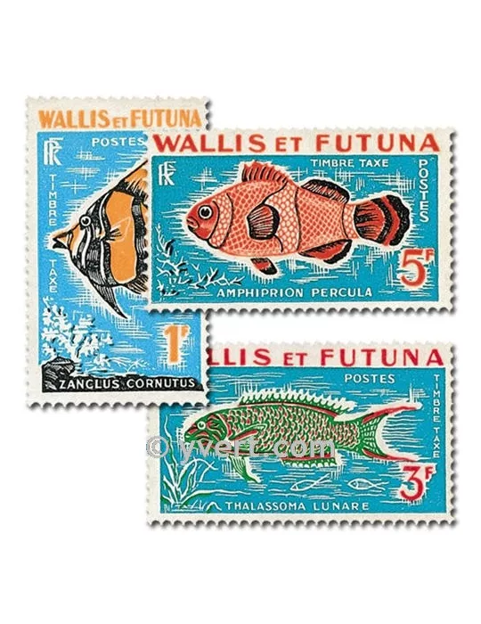 n° 37/39 -  Timbre Wallis et Futuna Taxe