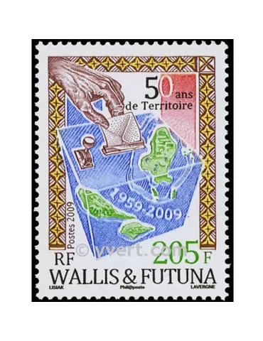 n° 726 -  Timbre Wallis et Futuna Poste 2