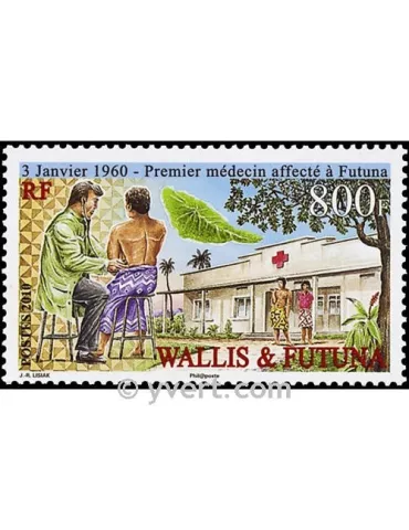 n° 728 -  Timbre Wallis et Futuna Poste 2