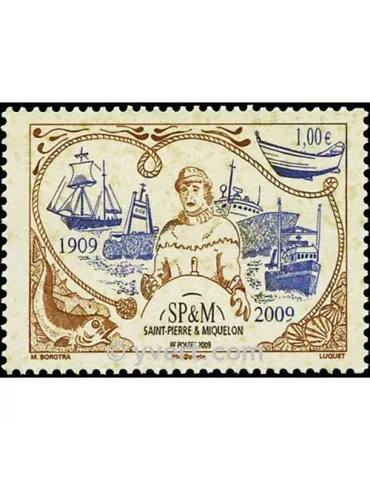 n° 956 -  Timbre Saint-Pierre et Miquelon Poste 2