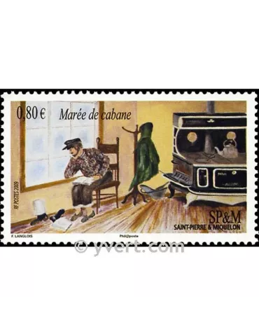 n° 959 -  Timbre Saint-Pierre et Miquelon Poste 2
