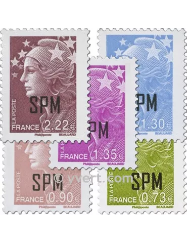 n° 967/971 -  Timbre Saint-Pierre et Miquelon Poste 2