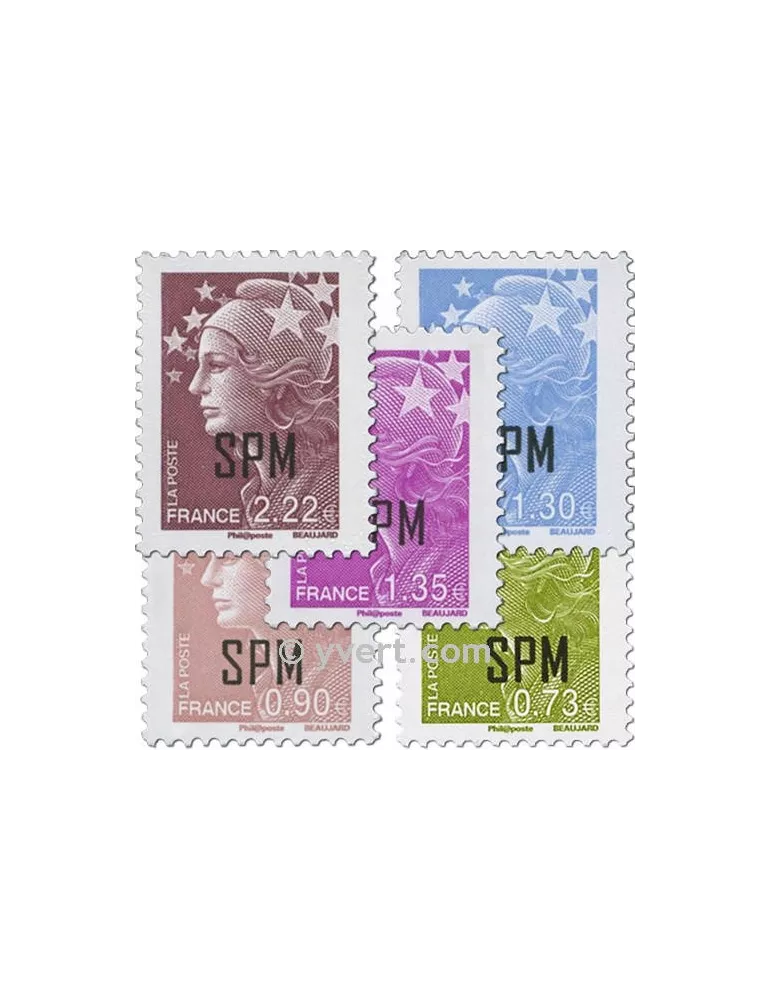n° 967/971 -  Timbre Saint-Pierre et Miquelon Poste