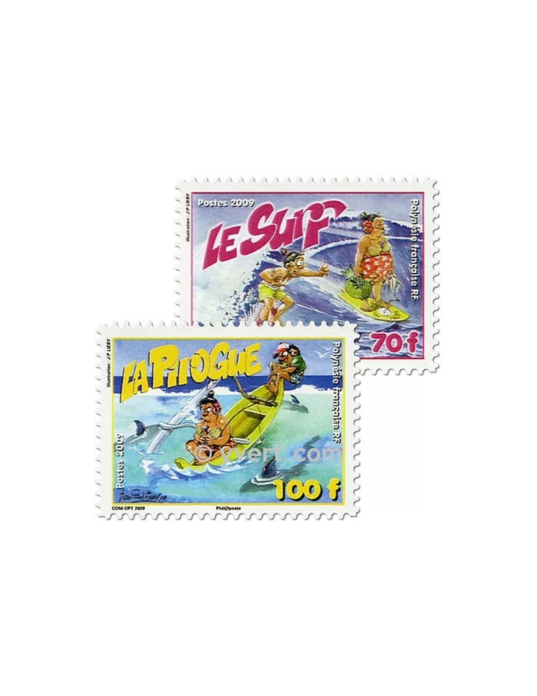 n° 876/877 -  Timbre Polynésie Poste