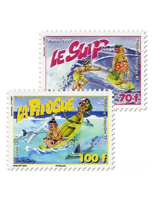 n° 876/877 -  Timbre Polynésie Poste