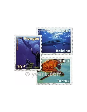 n° 879/881 -  Timbre Polynésie Poste