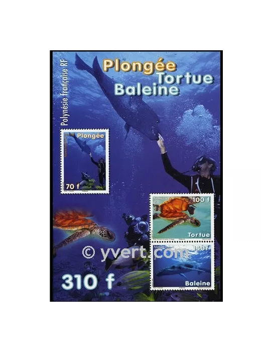 n° 35 -  Timbre Polynésie Bloc et feuillets