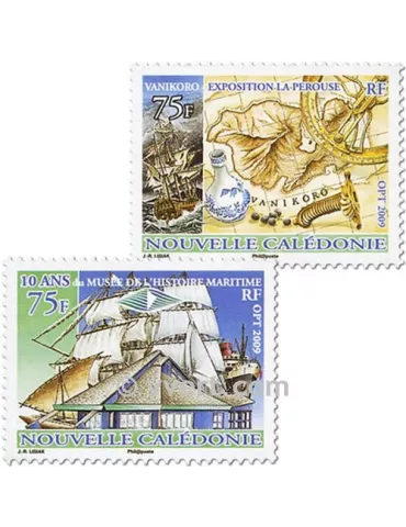 n° 1080/1081 -  Timbre Nelle-Calédonie Poste 2