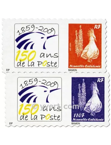n° 1086/1087 -  Timbre Nelle-Calédonie Poste 2