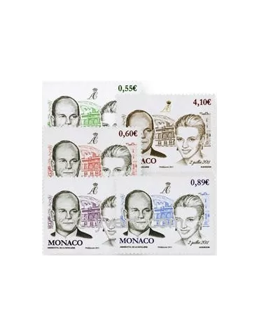 n° 2785/2789 -  Timbre Monaco Poste