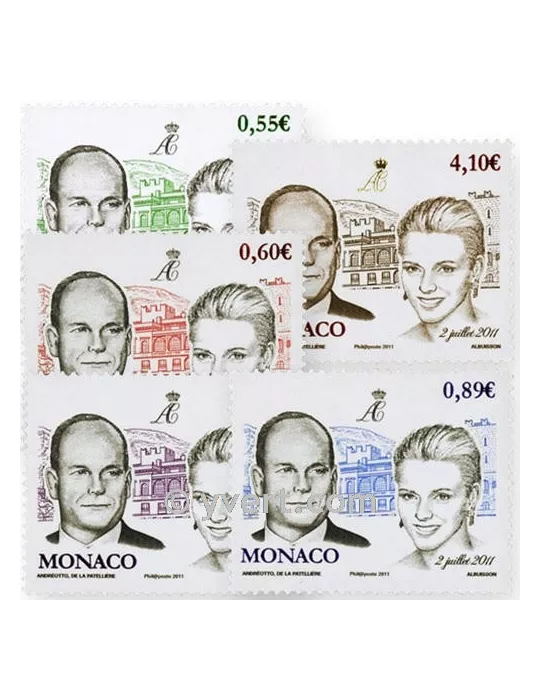n° 2785/2789 -  Timbre Monaco Poste