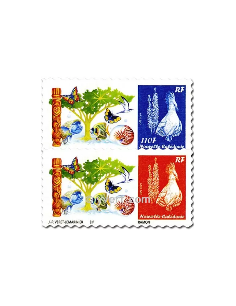 n° 1119/1120 -  Timbre Nelle-Calédonie Poste