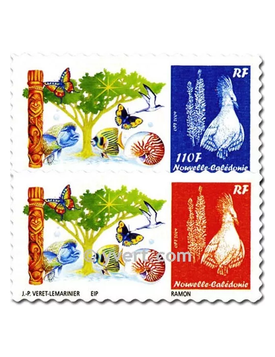 n° 1119/1120 -  Timbre Nelle-Calédonie Poste