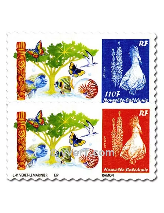 n° 1119/1120 -  Timbre Nelle-Calédonie Poste