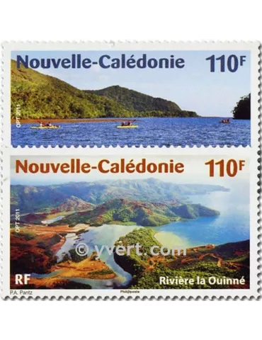 n° 1124/1125 -  Timbre Nelle-Calédonie Poste 2