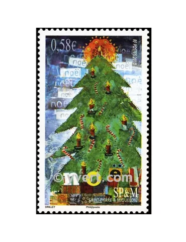 n° 990 -  Timbre Saint-Pierre et Miquelon Poste 2