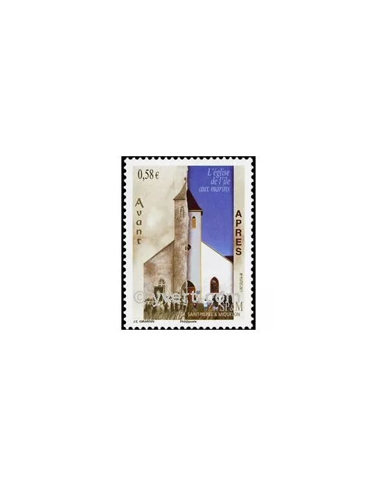 n° 1000 -  Timbre Saint-Pierre et Miquelon Poste