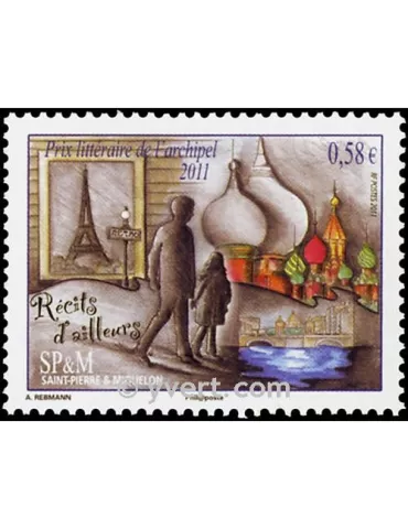 n° 1001 -  Timbre Saint-Pierre et Miquelon Poste 2