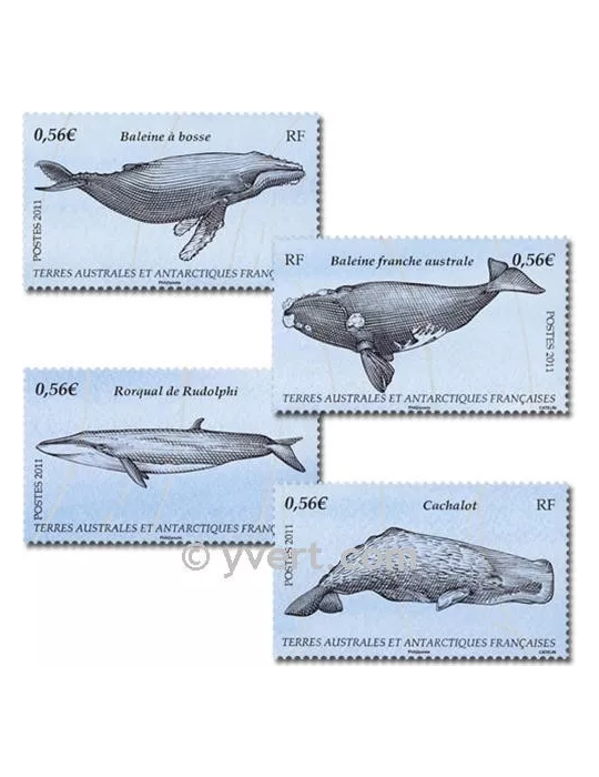 n° 587/590 -  Timbre TAAF Poste
