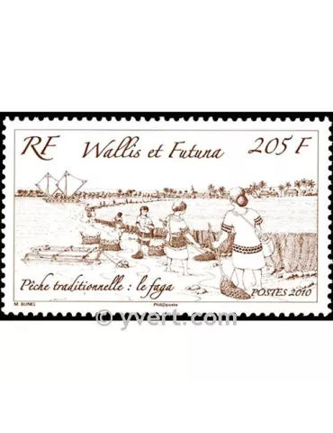 n° 741 -  Timbre Wallis et Futuna Poste 2