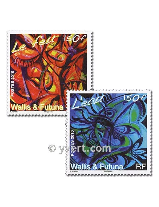 n° 742/743 -  Timbre Wallis et Futuna Poste