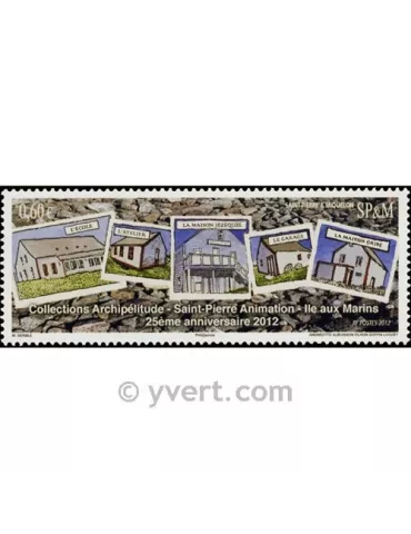 n° 1048 -  Timbre Saint-Pierre et Miquelon Poste 2