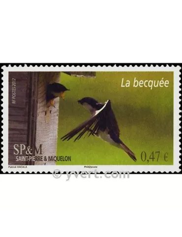 n° 1024 -  Timbre Saint-Pierre et Miquelon Poste 2