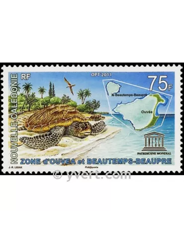 n° 1129 -  Timbre Nelle-Calédonie Poste 2