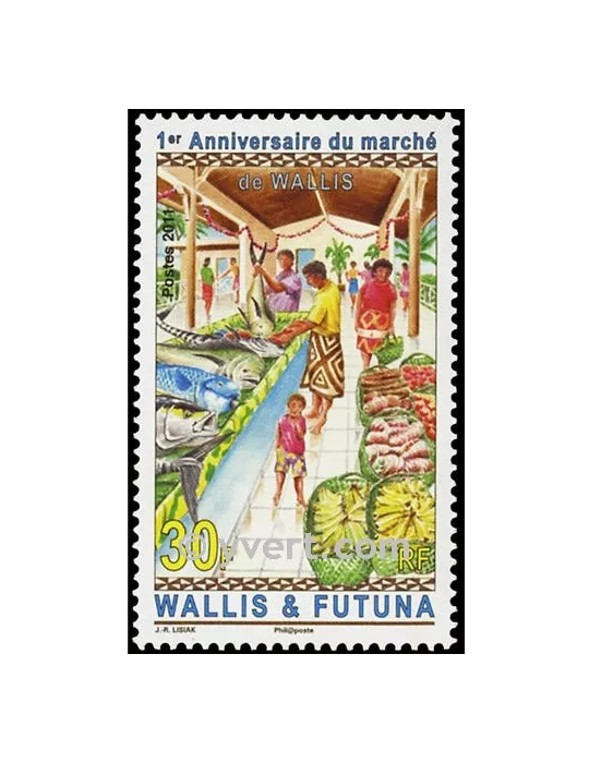 n° 757 -  Timbre Wallis et Futuna Poste