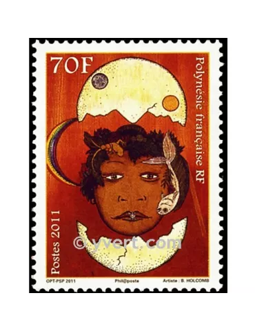 n° 975 -  Timbre Polynésie Poste 2