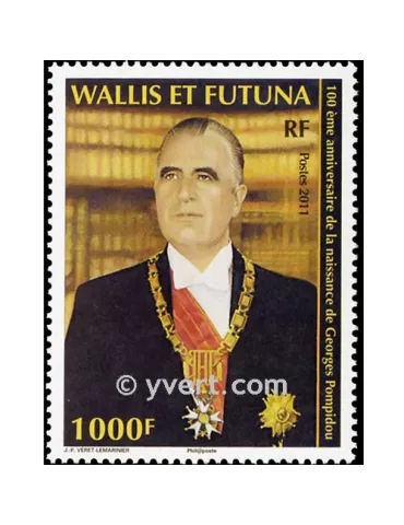 n° 753 -  Timbre Wallis et Futuna Poste 2