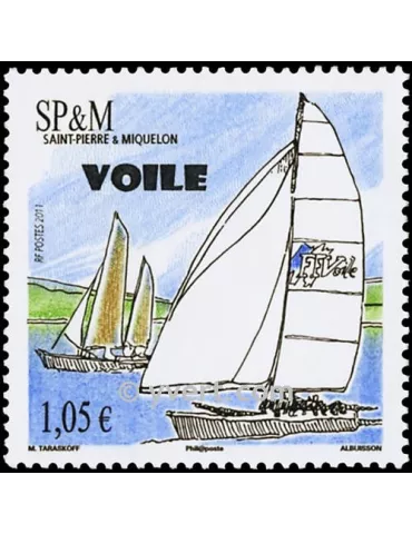 n° 1009 -  Timbre Saint-Pierre et Miquelon Poste 2