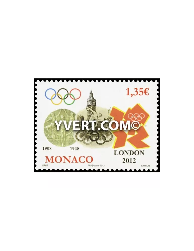 n° 2836 -  Timbre Monaco Poste