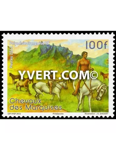 n° 1008 -  Timbre Polynésie Poste 2