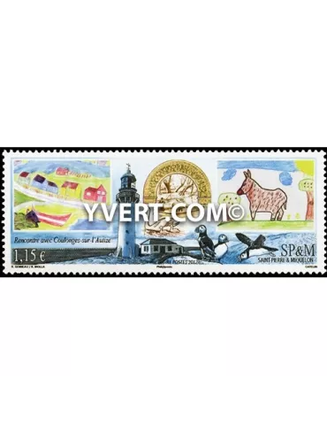 n° 1051 -  Timbre Saint-Pierre et Miquelon Poste 2