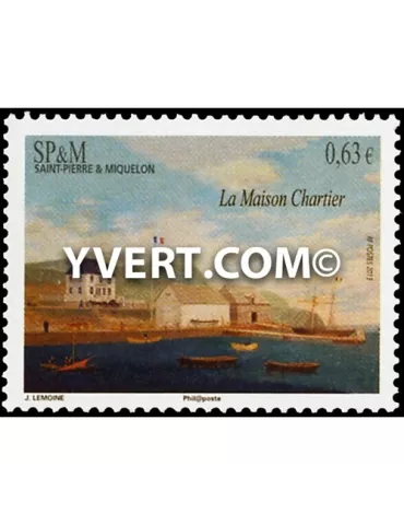 n° 1061 -  Timbre Saint-Pierre et Miquelon Poste 2