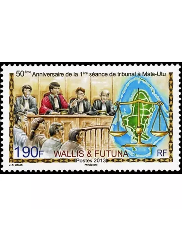 n° 786 -  Timbre Wallis et Futuna Poste 2
