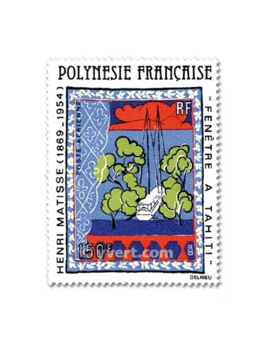 n° 153 -  Timbre Polynésie Poste aérienne 2