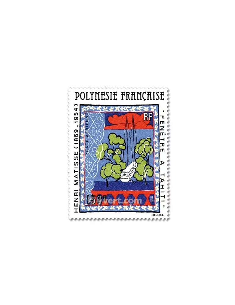 n° 153 -  Timbre Polynésie Poste aérienne