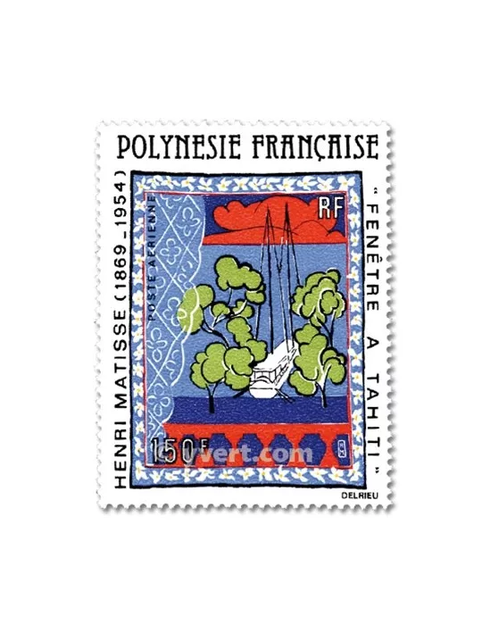 n° 153 -  Timbre Polynésie Poste aérienne