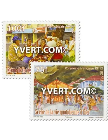 n° 1013/1014 -  Timbre Polynésie Poste 2