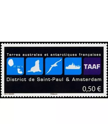 n° 741 - Timbre TAAF Poste 2
