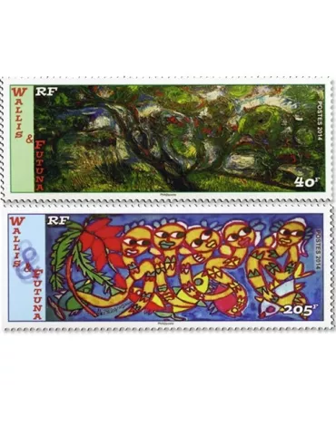 n° 826/827 - Timbre Wallis et Futuna Poste 2