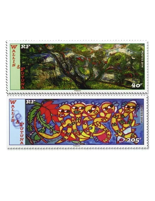 n° 826/827 - Timbre Wallis et Futuna Poste