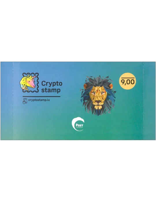 n° 1 - Timbre LUXEMBOURG Timbres Crypto