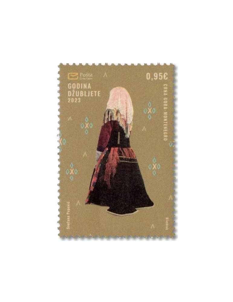 n° 499 - Timbre MONTENEGRO Poste