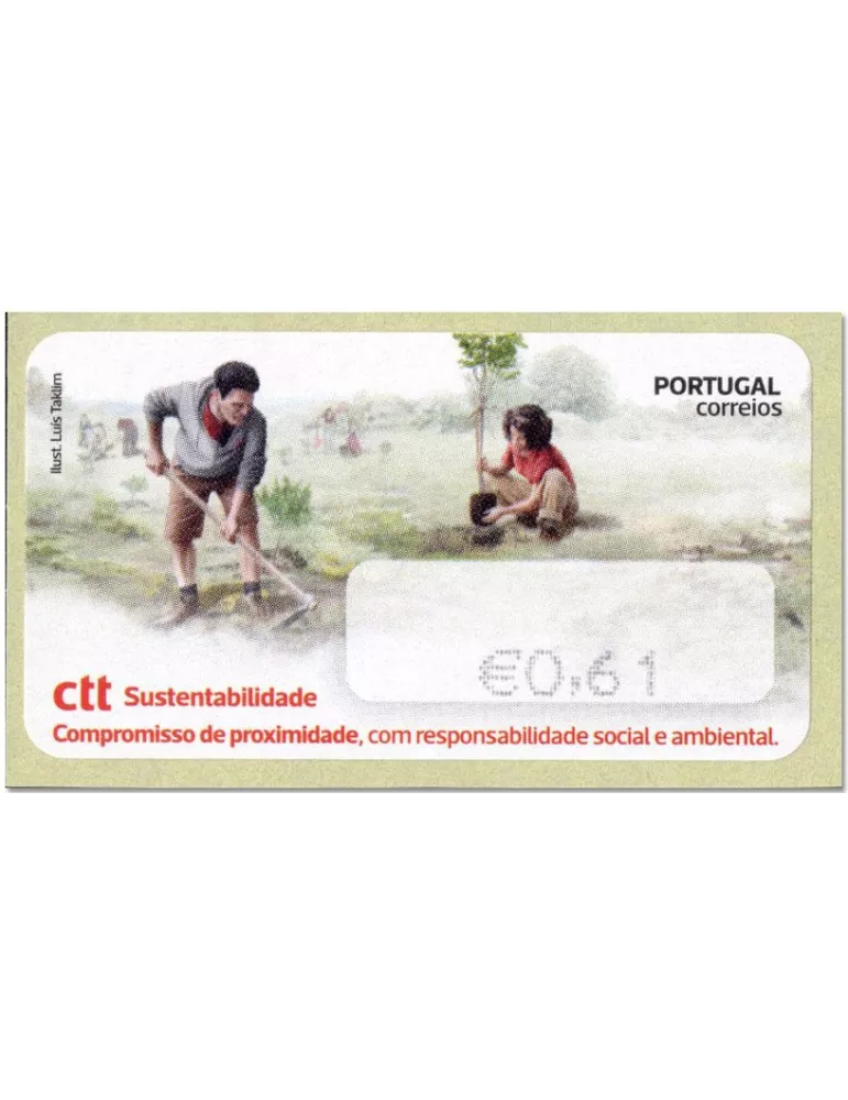 n° 259 - Timbre PORTUGAL Timbres de distributeurs